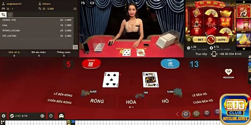 Giới thiệu sơ lược về trò chơi Rồng Hổ Livestream